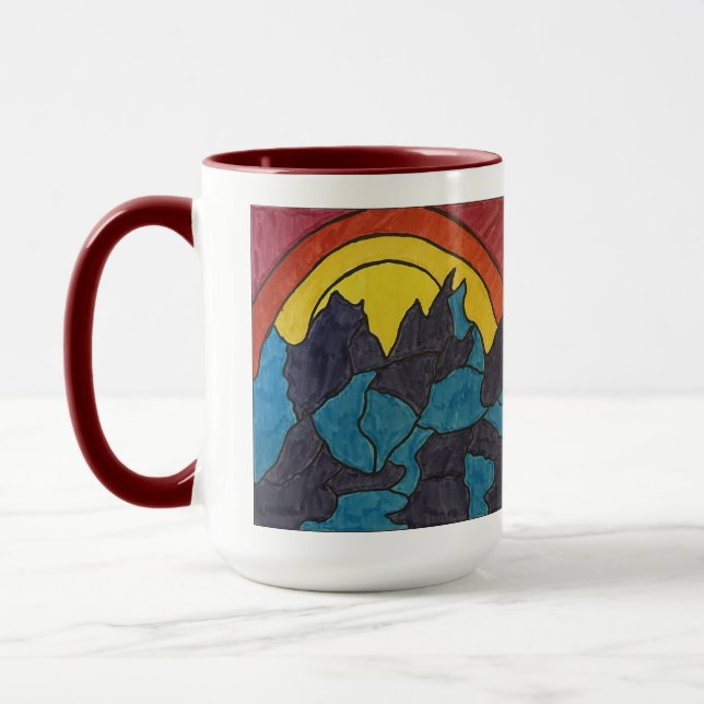 Sunrise in the Mountains Mug (Left)