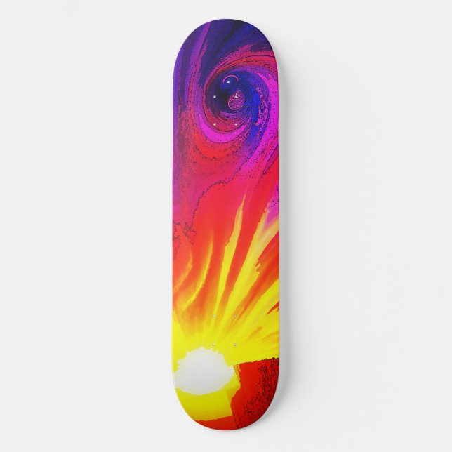 Sunrise In The Multiverse Skateboard (Front)