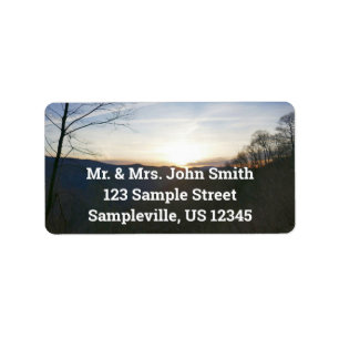 Sunrise in the Smoky Mountains Label