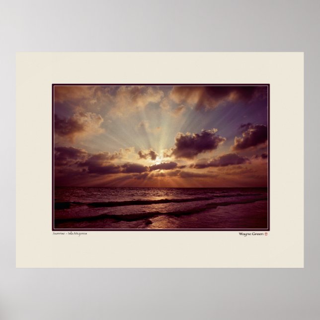 Sunrise - Isla Mujeres - Yucatan - Mexico Poster (Front)