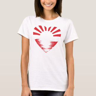 Sunrise Japan (red on white) T-Shirt