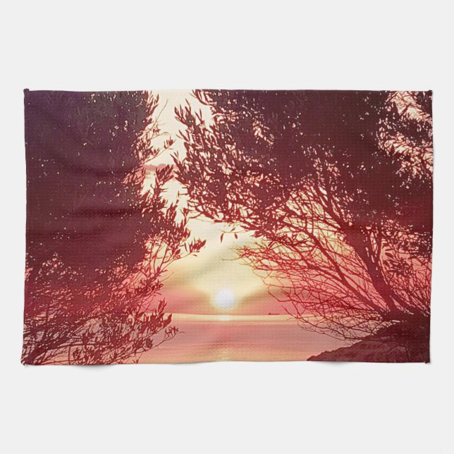 sunrise kitchen towel (Horizontal)