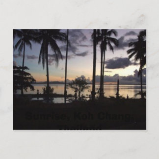 Sunrise, Koh Chang, Thailand Postcard