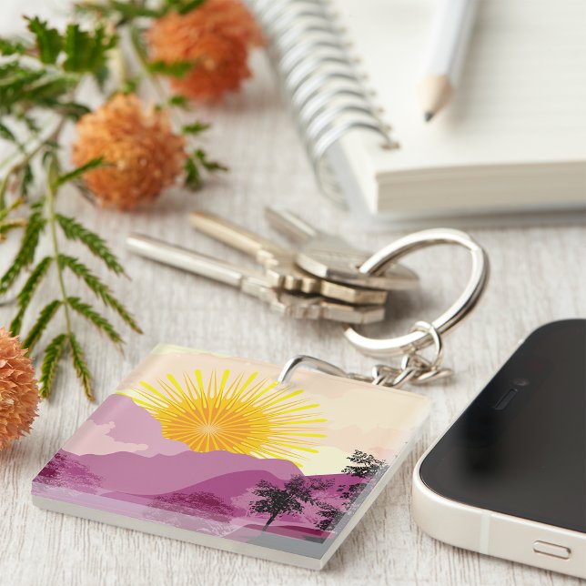 Sunrise Landscape Keychain (Creator Uploaded)