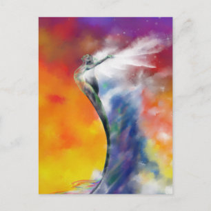 Sunrise Mermaid (closeup) postcard