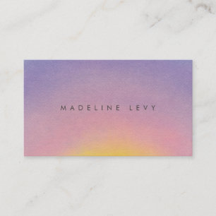 Sunrise Minimalist Modern Appointment Business Card