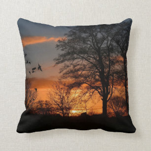 Sunrise, Nature's Beauty Throw Pillow