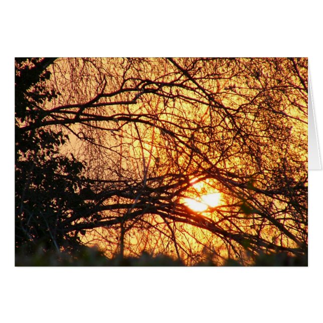 Sunrise notelet (Front Horizontal)