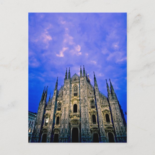 Sunrise Nuageux - Duomo - Milano, Italia - Carte P (Devant)