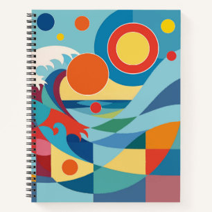 Sunrise Ocean Wave Notebook