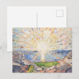 Sunrise of Renewal,Edvard Munch’s Solenintro Postcard