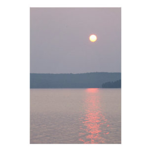 Sunrise on Elk Lake, Michigan Photo Print