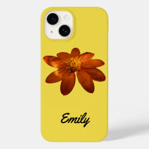Sunrise on Mexican Sunflower Orange Floral Case-Mate iPhone 14 Case