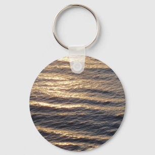 Sunrise on Ocean Waters Keychain
