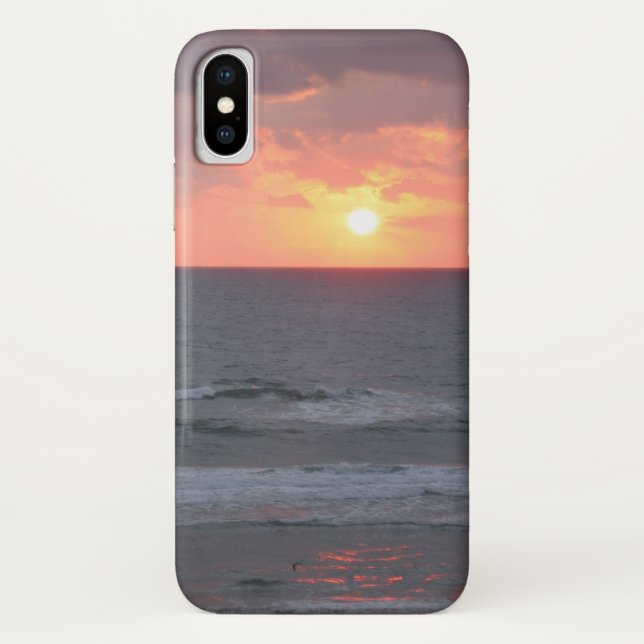 Sunrise on the Beach iPhone case (Back)