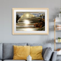 Sunrise On the Desert Southwestern Abstract Art