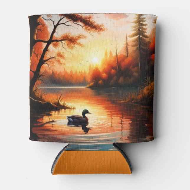 Sunrise on the Lake Can Cooler (Front)