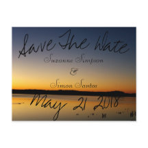 Sunrise on the Lake Save The Date