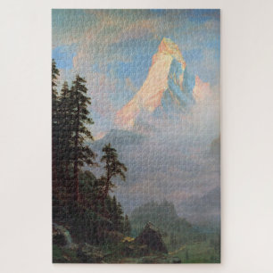 Sunrise on the Matterhorn, Albert Bierstadt Jigsaw Puzzle
