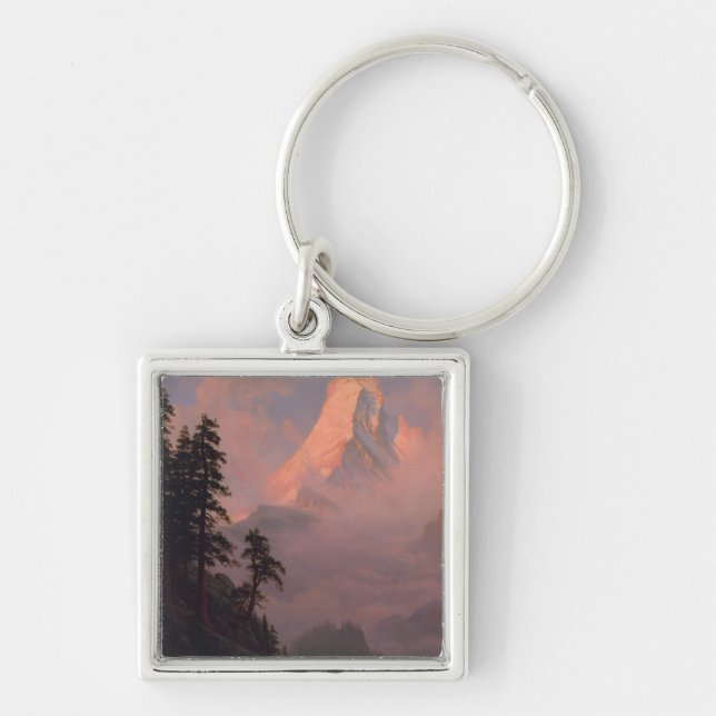 Sunrise on the Matterhorn Keychain (Front)