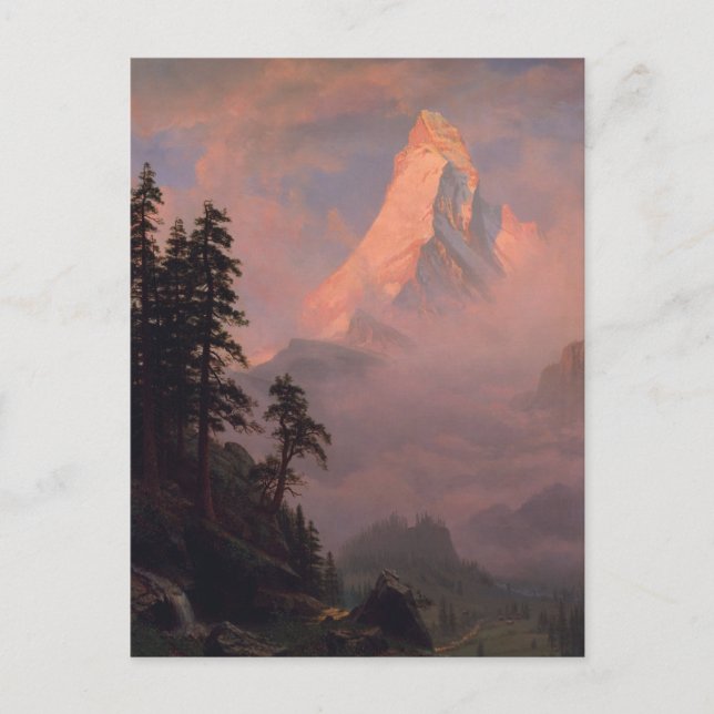 Sunrise On the Matterhorn Postcard (Front)