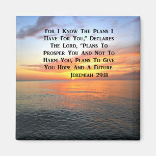 SUNRISE ON THE OCEAN PHILIPPIANS 4:13 SCRIPTURE MAGNET