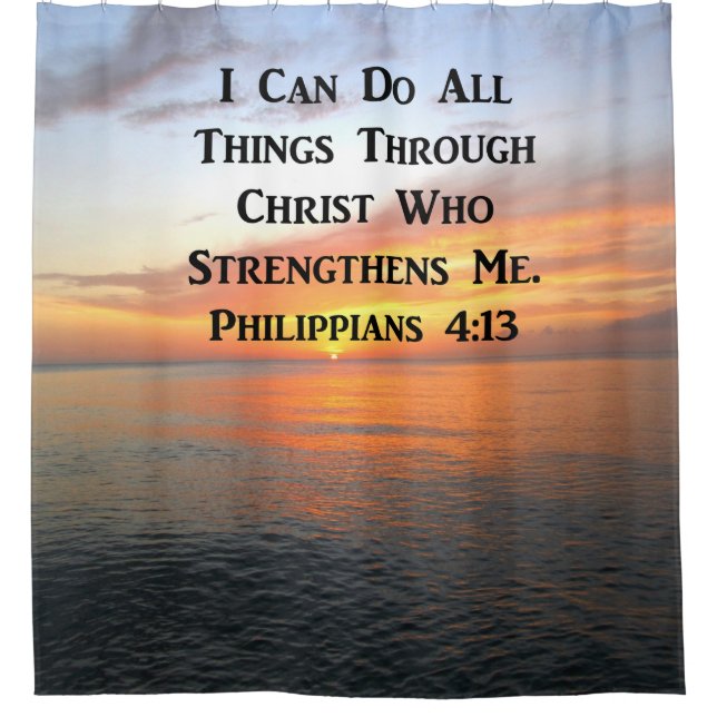 SUNRISE ON THE OCEANS PHILIPPIANS 4:13 SCRIPTURE (Front)