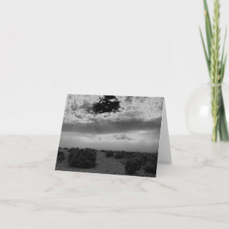 Sunrise orageuse au Nouveau-Mexique Carte pour not