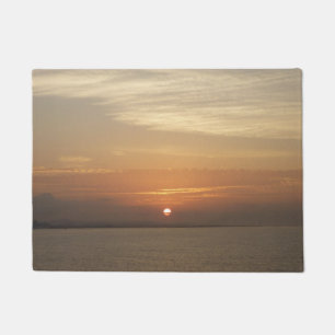 Sunrise over Aruba II Caribbean Seascape Doormat