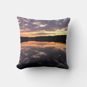 Sunrise Over Bear Lake Throw Pillow