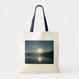 Sunrise over College Fjord Alaska Photography Tote Bag