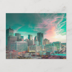 Sunrise over Dallas, Texas Postcard