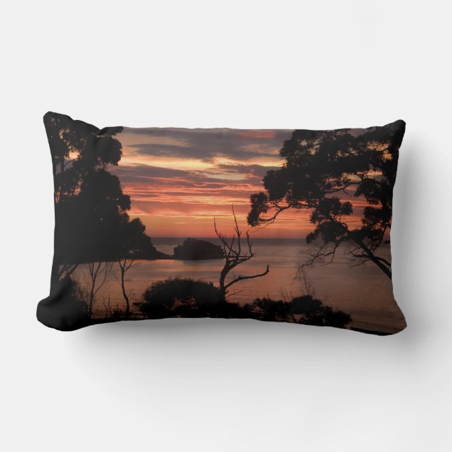 Sunrise Over Freycinet Np Lumbar Pillow (Front)