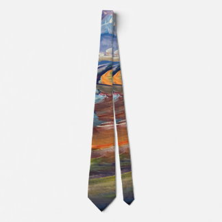 Sunrise Over Lake Michigan Mens Tie