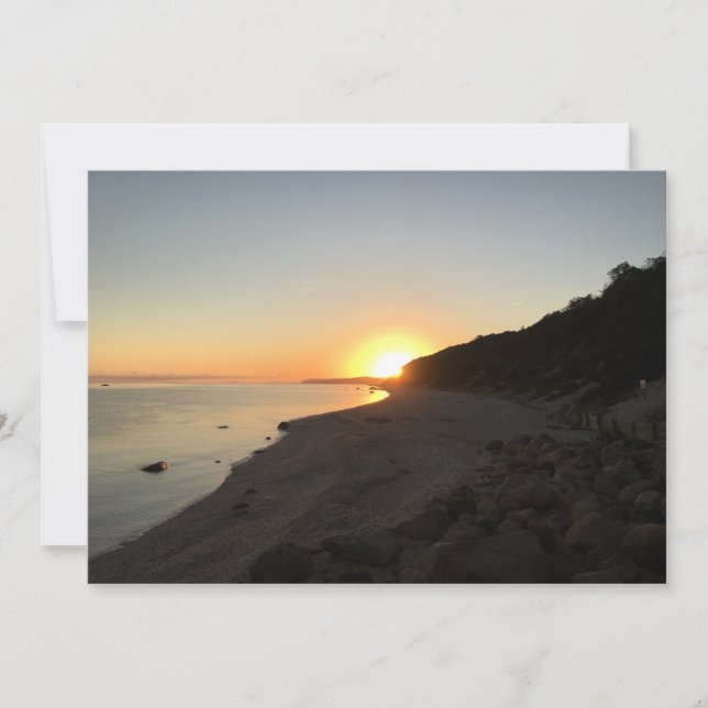 Sunrise Over Long Island Sound Card (Front)