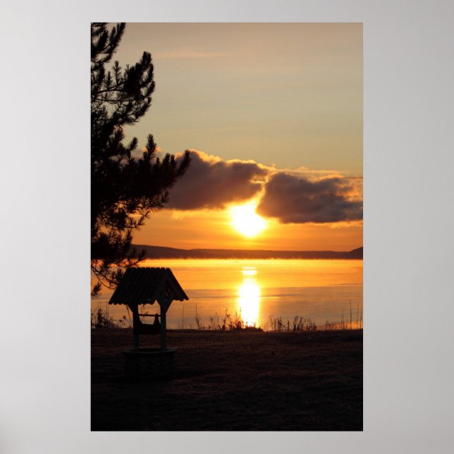 Sunrise over Saint Agathe Poster (Front)