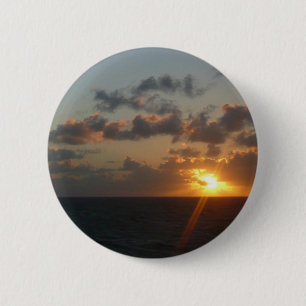 Sunrise over San Juan I Puerto Rico 2 Inch Round Button