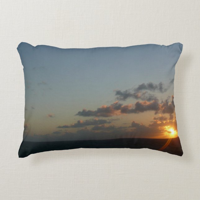 Sunrise over San Juan I Puerto Rico Accent Pillow (Front)