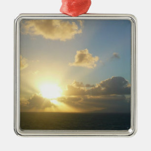 Sunrise over San Juan II Puerto Rico Metal Ornament
