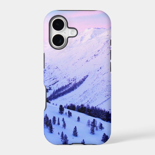 Sunrise over Snowy Mountains (Back)