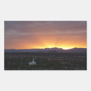 Sunrise over St. George Utah Landscape Sticker