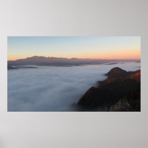 Sunrise over Tatras Poster