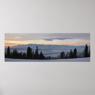 Sunrise over Tatras Poster