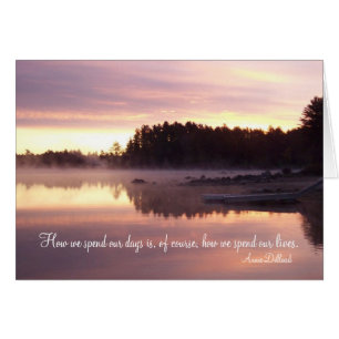 Sunrise over the lake