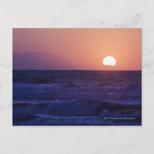 Sunrise Over The Malaga Bay Postcard
