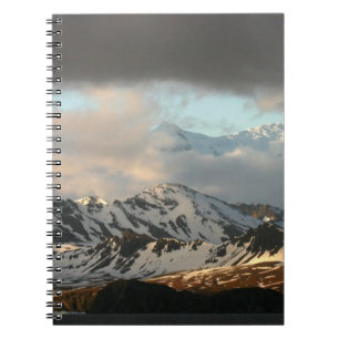 Sunrise over the mountain ranges on South 2 Notebook