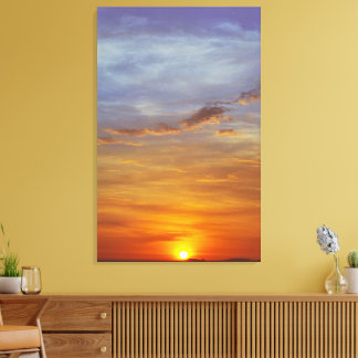 Sunrise Over the Nile Canvas Print