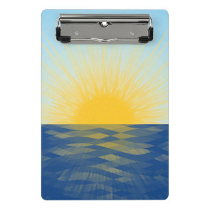 Sunrise over the Ocean New Beginnings Mini Clipboard