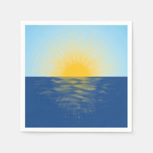 Sunrise over the Ocean New Beginnings Napkin