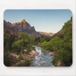 Sunrise Over the Watchman Mouse Pad